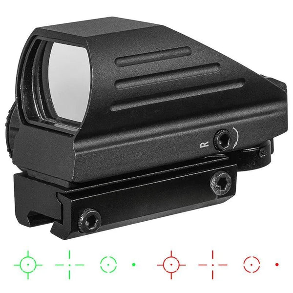 Metal Four-Point M4 Universal 20mm Slide Rail HD103 Adjustable Up, Down, Left, Right And Red Dot