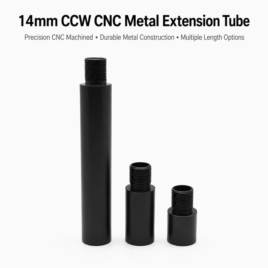 14mm CCW CNC Metal Extension Tube